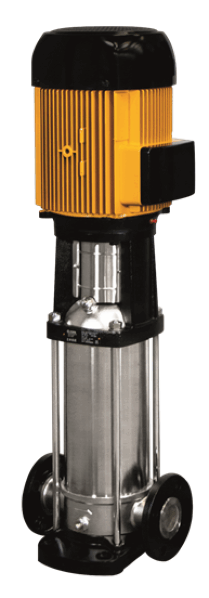Bomba centrífuga multietapa vertical In-Line para el suministro de agua, 100% acero inoxidable. VS05 14 F22