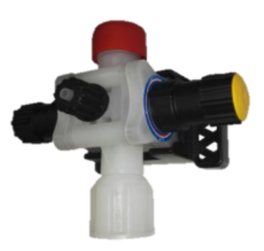 (AC.VM.W PVDF) Válvula multifunción: antisifón, contrapresión y seguridad