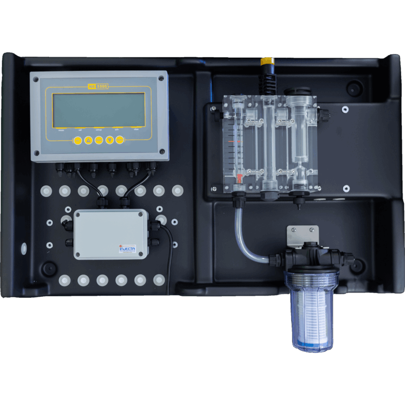 HELIOS 04 - NEXUS 5500 pH o ORP y IN mA Pot - PANEL 100 - 240Vac (PH /CLORO POTENCIOSTATICO)