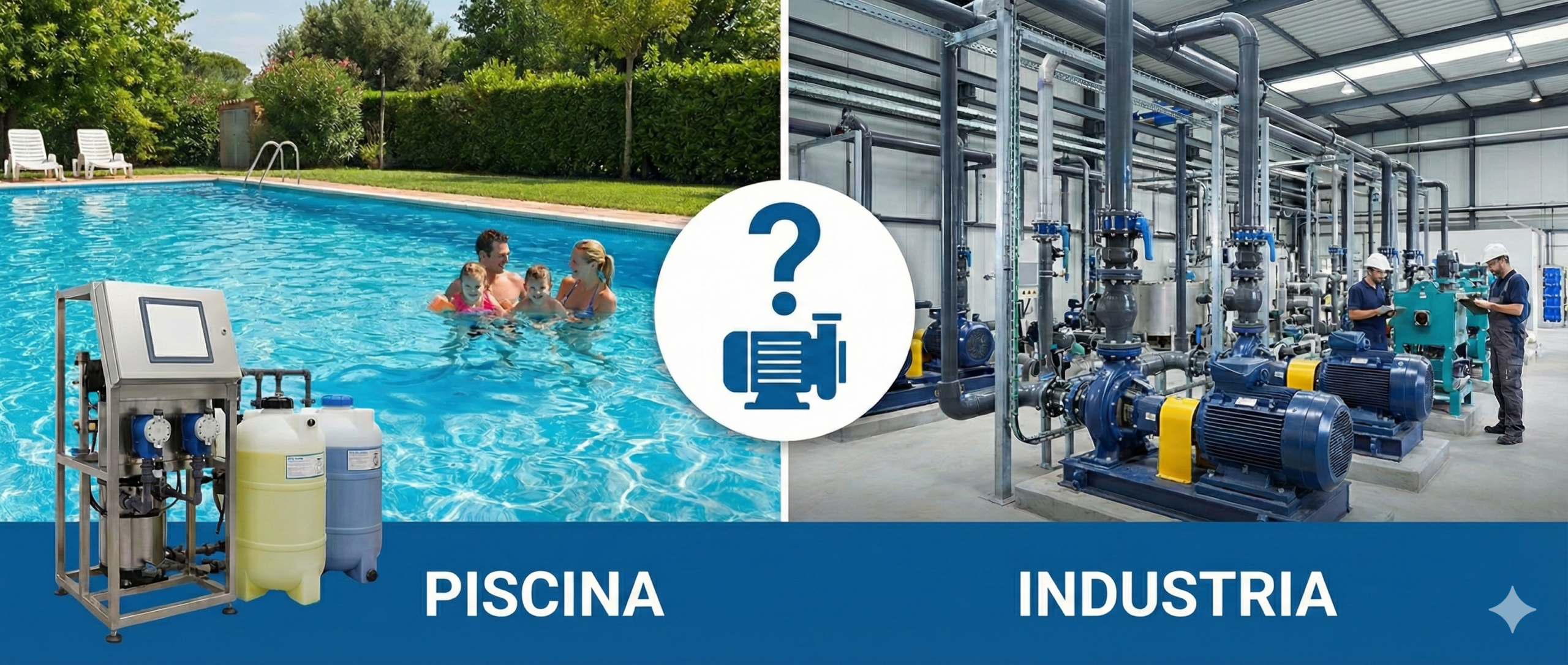 ¿Qué bomba dosificadora elegir para piscina o industria?