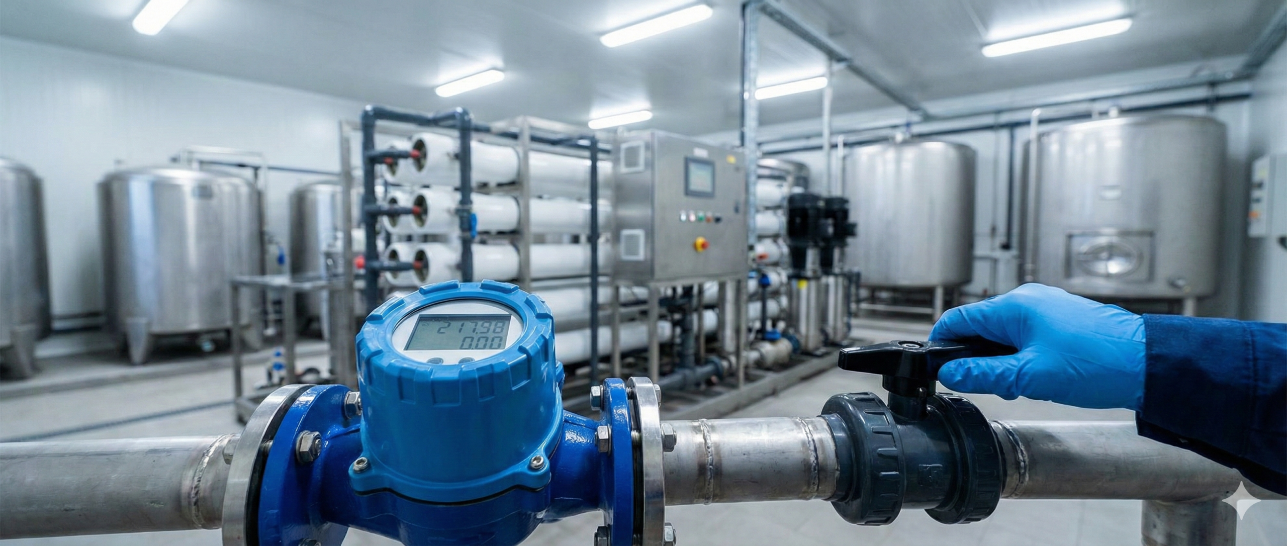 Cómo elegir el medidor de agua industrial adecuado | Injecta Serie Nexus